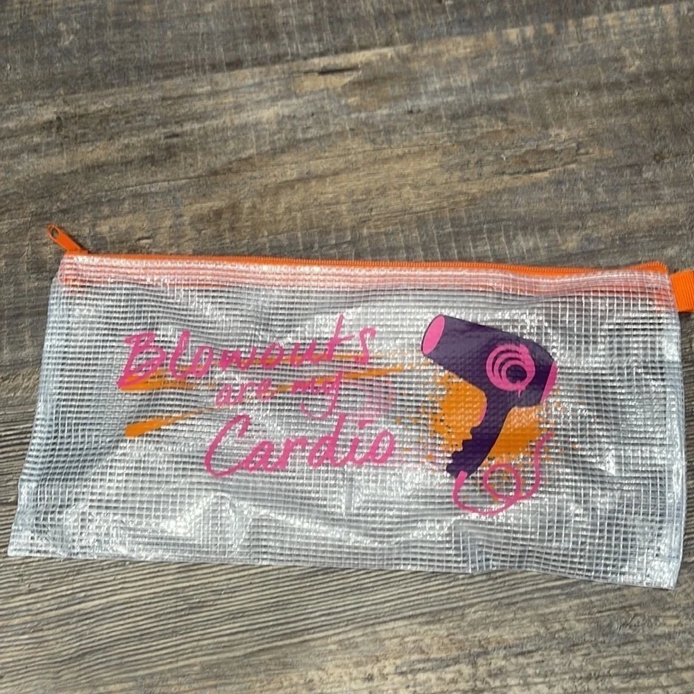 2 pack hair tie with cosmetics bag
